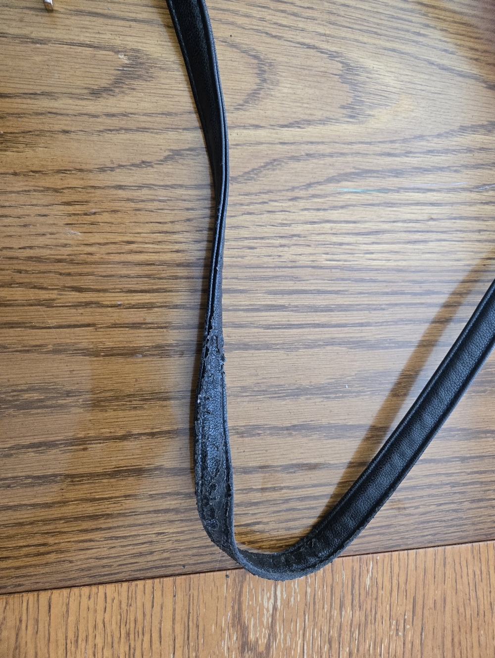 Classic Black Leather Crossbody Bag with Gold Hardware - Picture 3 of 9